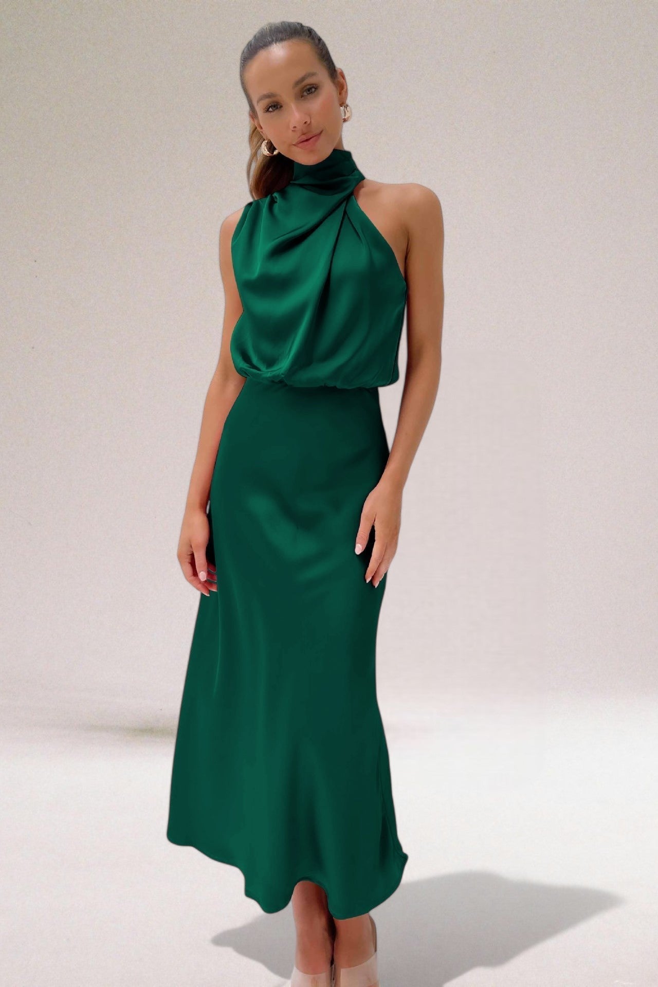 Zara | Glamorous satin dress