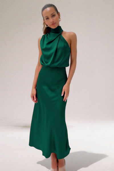 Zara | Glamorous satin dress