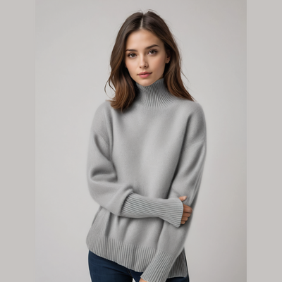 Stephanie | Cashmere Turtleneck Sweater