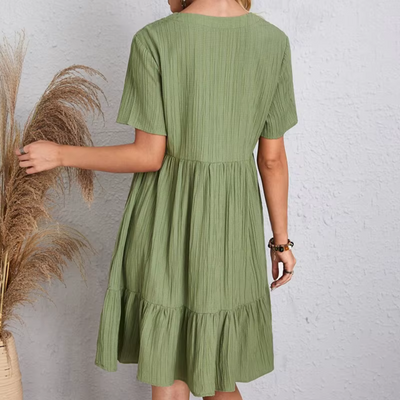 Hazel | Flowing & flattering pleated dress