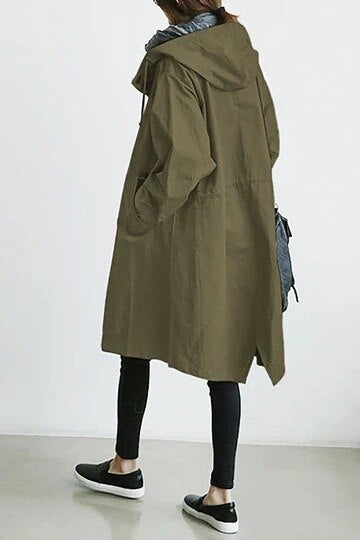 Sophia | Fashionable long trench coat