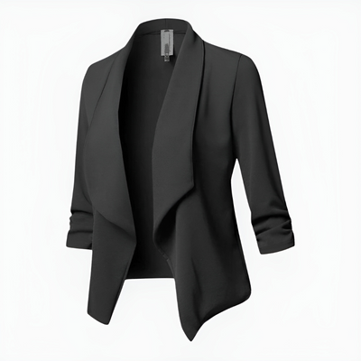 Evelyn | Black Blazer for Women - Long Sleeve Slim Fit 5