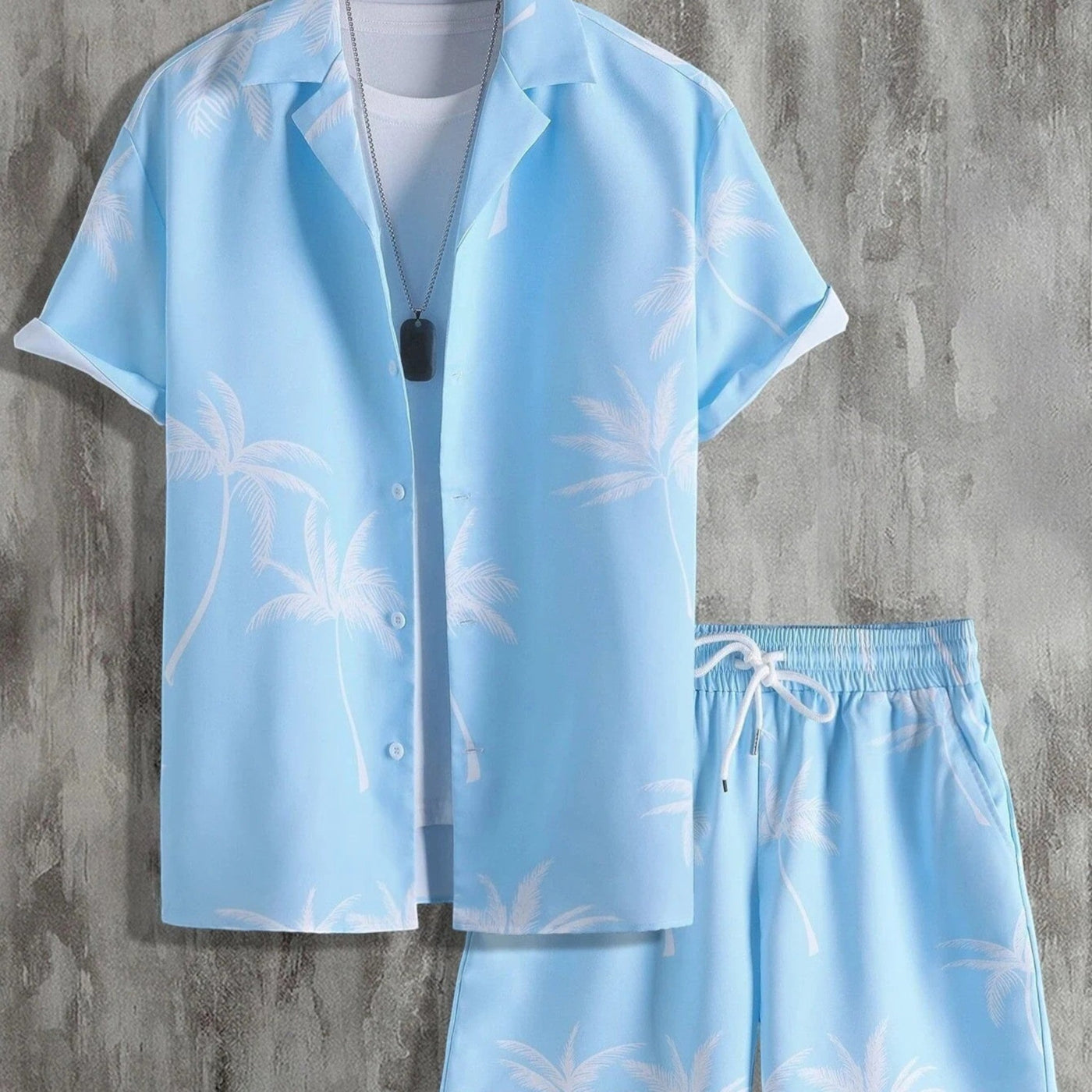 Jorden | Summer Set for Men - Tropical Shirt and Shorts Ensemble 3
