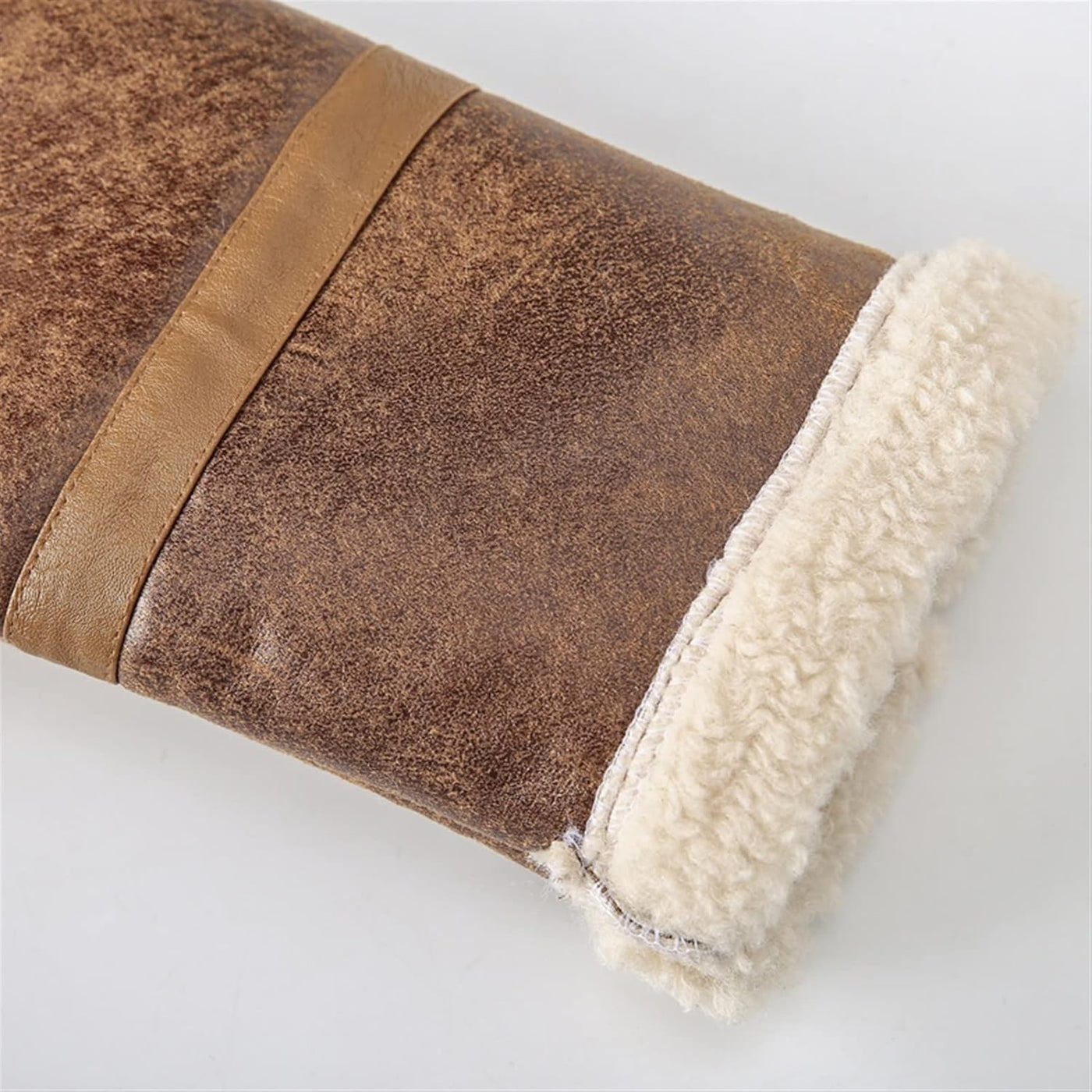 Jack | Leather jacket with stand-up collar