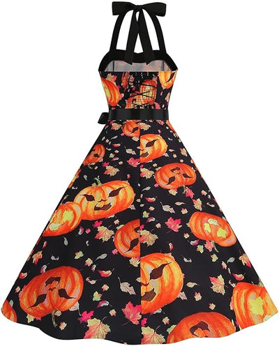 Katharina | Comfortable Halloween Midi Dress