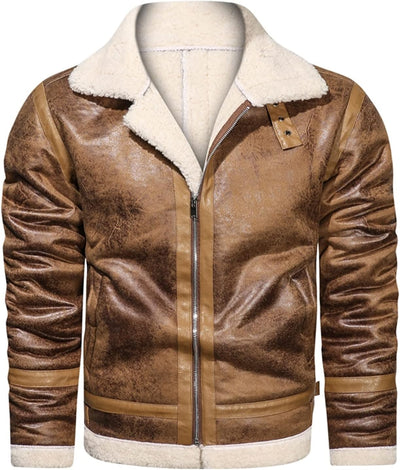 Jack | Leather jacket with stand-up collar