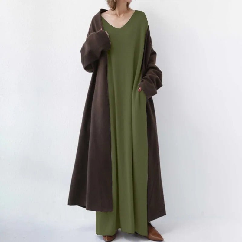 Alicia | Long Sleeves Maxi Dress