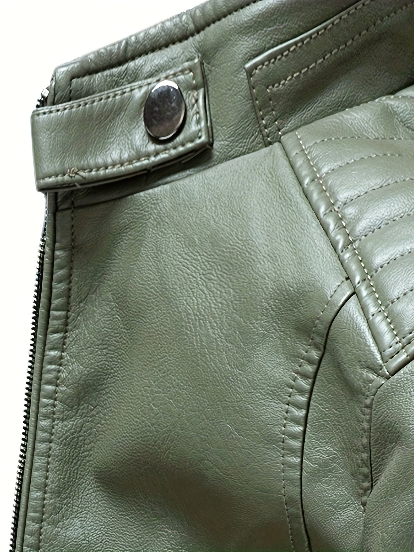 Arlo | Stylish Leather Jacket with Zipper Pockets