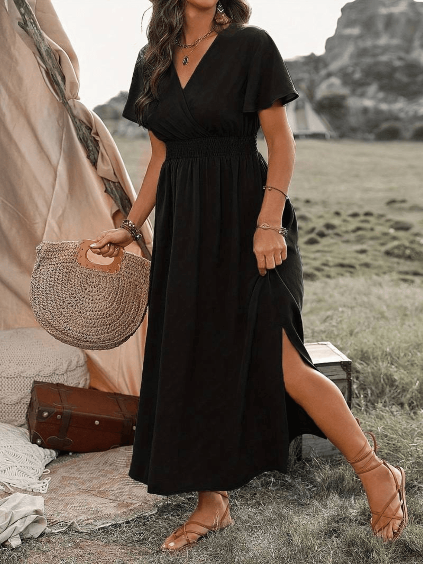 Brenda | Plus Size Midi Dress