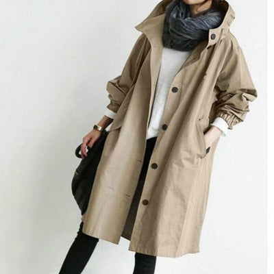 Sophia | Fashionable long trench coat