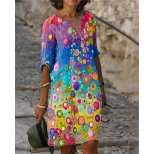 Variant image for Evelyn Floral Mini Dress | Women's Summer Dress for Casual and Formal Occasions-49