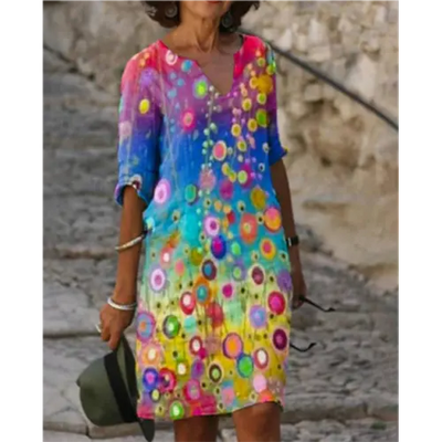 Variant image for Evelyn Floral Mini Dress | Women's Summer Dress for Casual and Formal Occasions-49