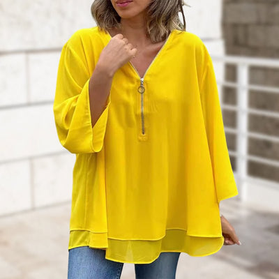 Aria | Chiffon Blouse for Women - Elegant Summer Top 4