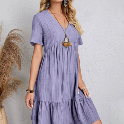 Hazel | Flowing & flattering pleated dress