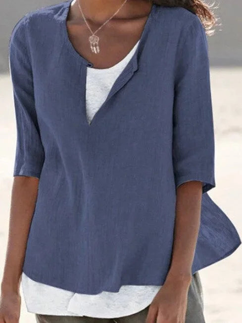 Luminous | Casual Tops for Women - Flattering Layered Blouse 4