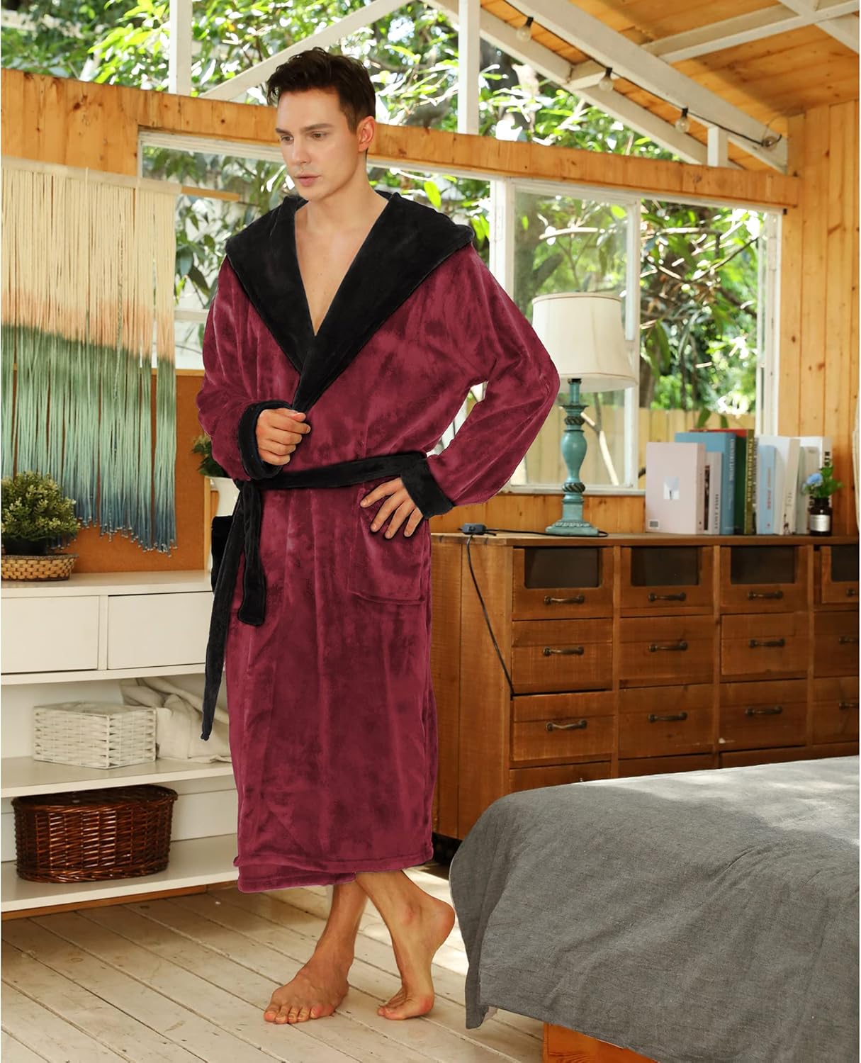 Joseph | Ultra Soft Fleece Hooded Bathrobe