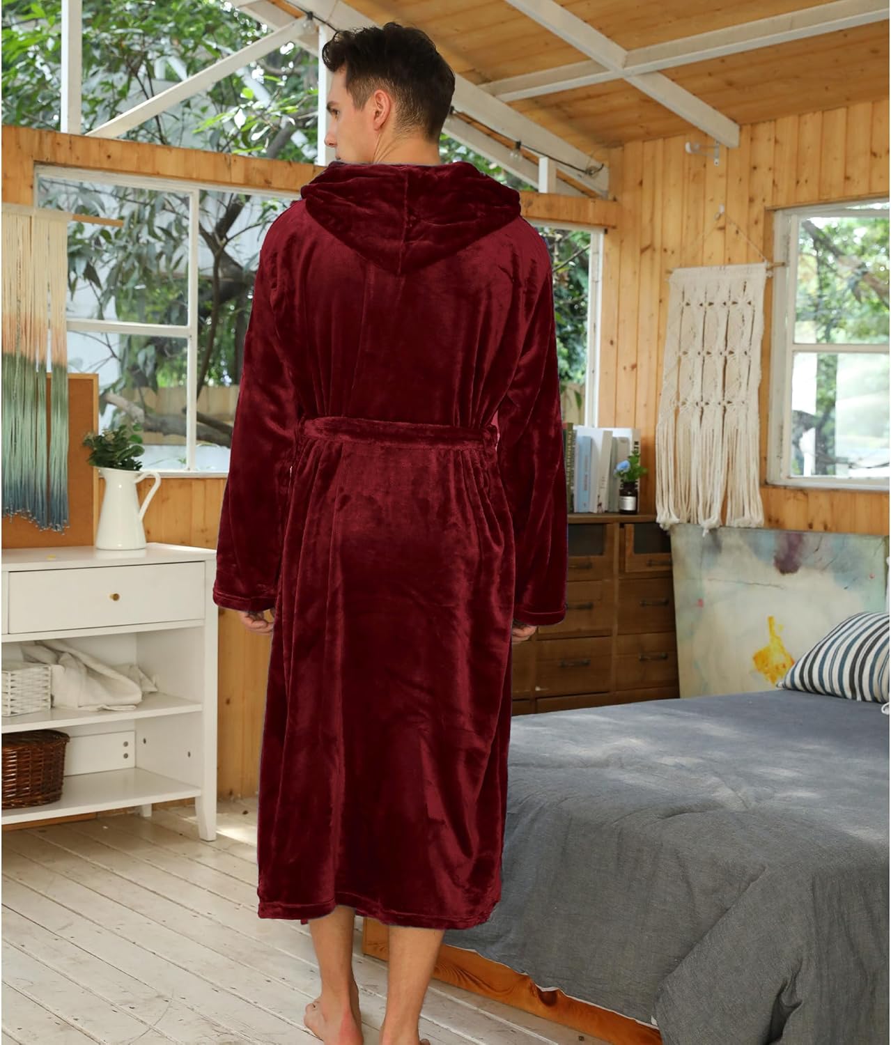 Joseph | Ultra Soft Fleece Hooded Bathrobe