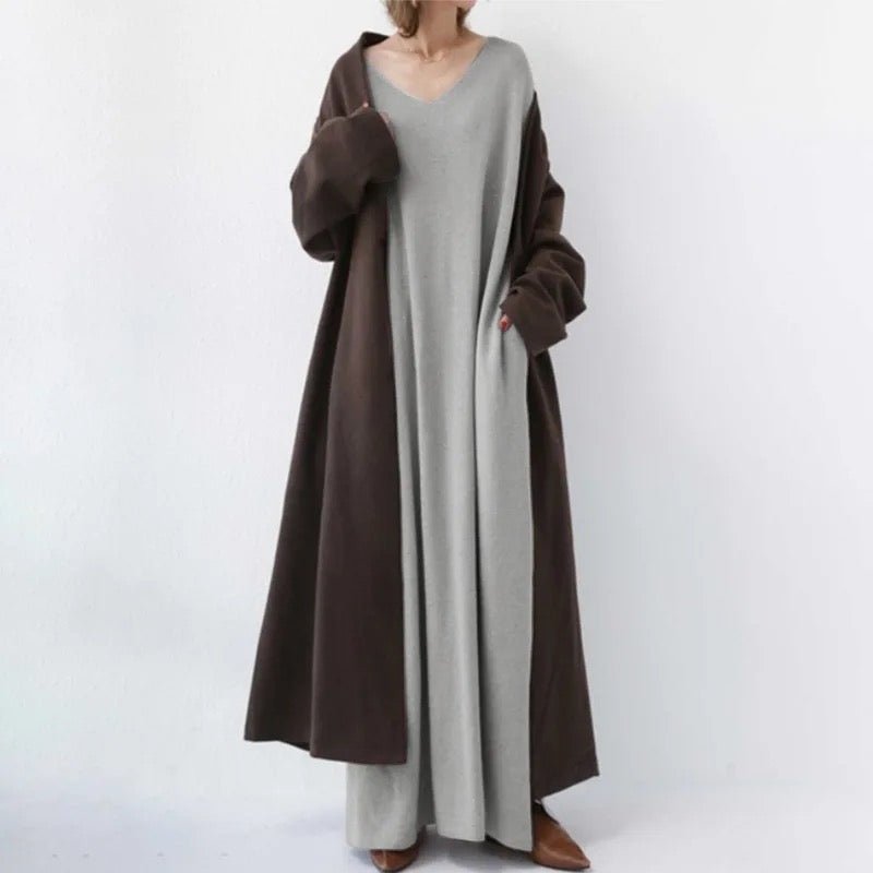 Alicia | Long Sleeves Maxi Dress