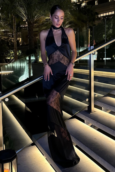 Lara | White Long Sleeve Maxi Dress for Women 6