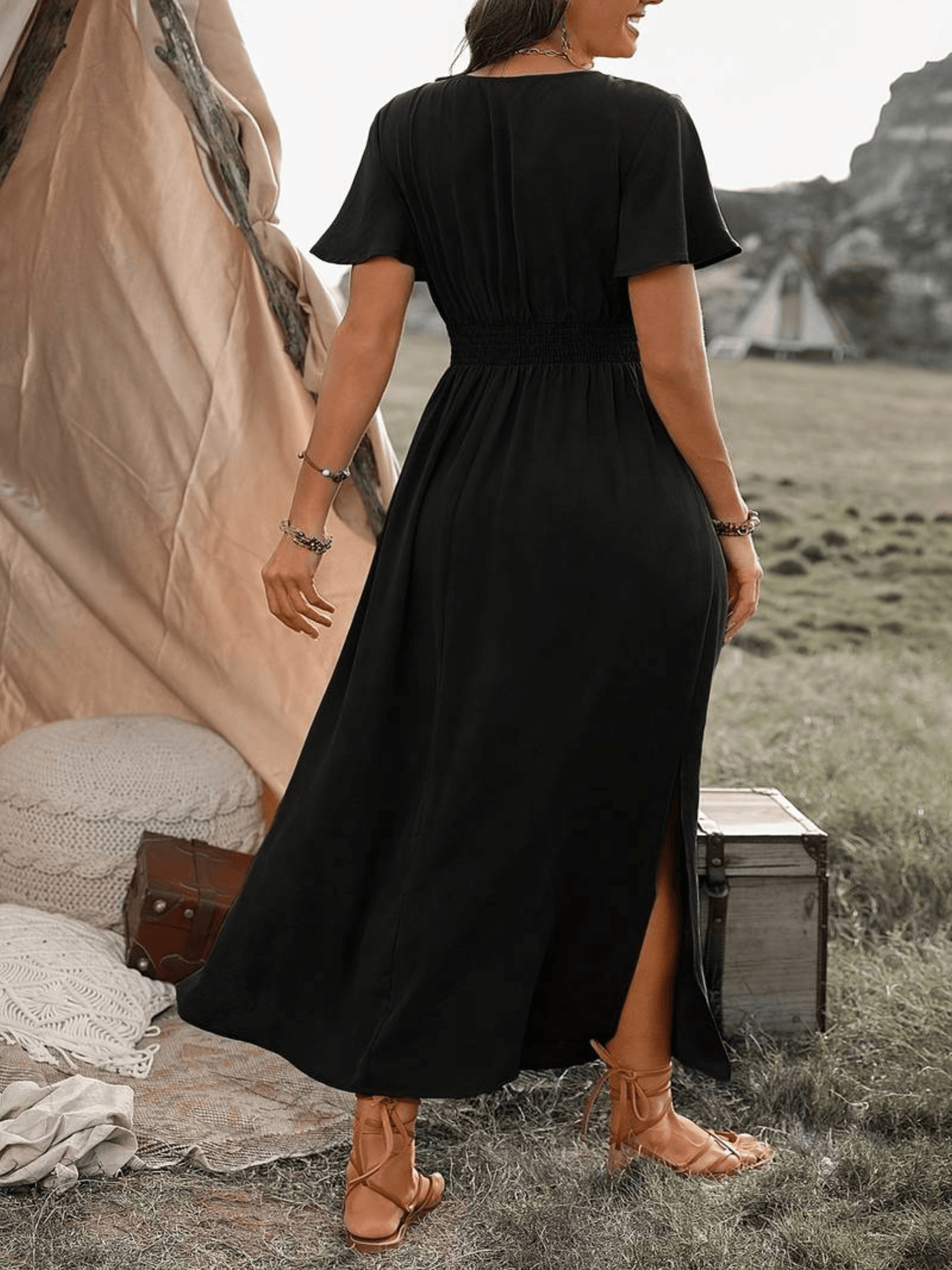 Brenda | Plus Size Midi Dress