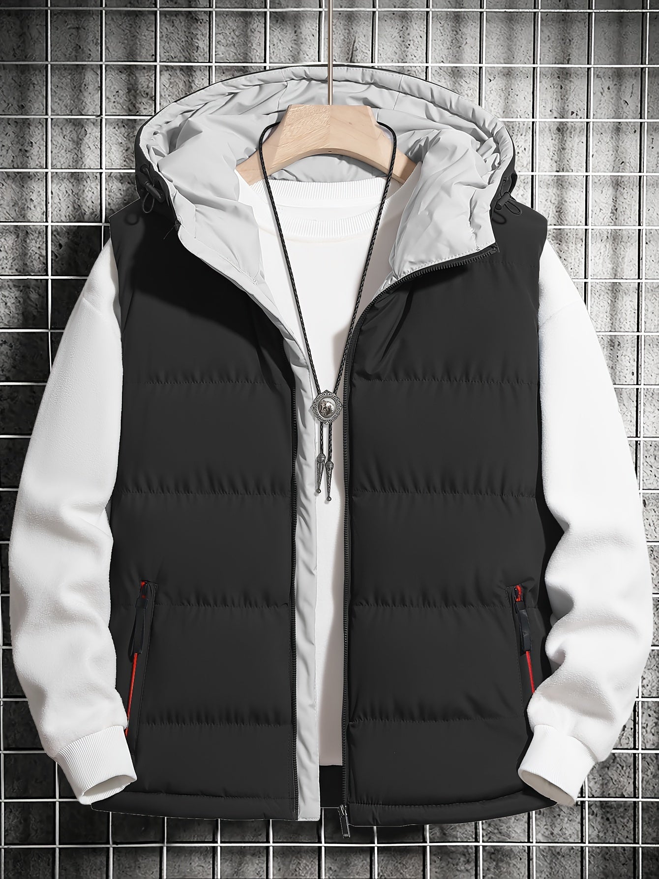 Justin | Hooded Body warmer With Pockets