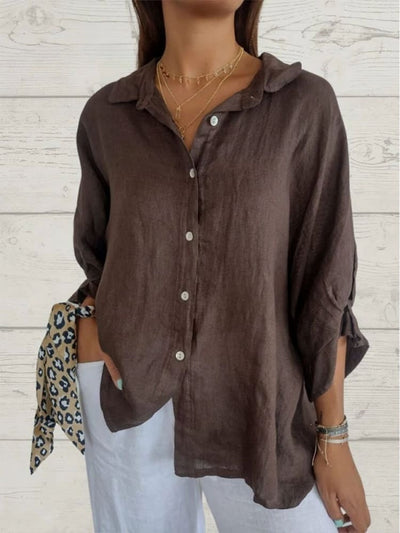 Isabella | Chic Linen Blouse