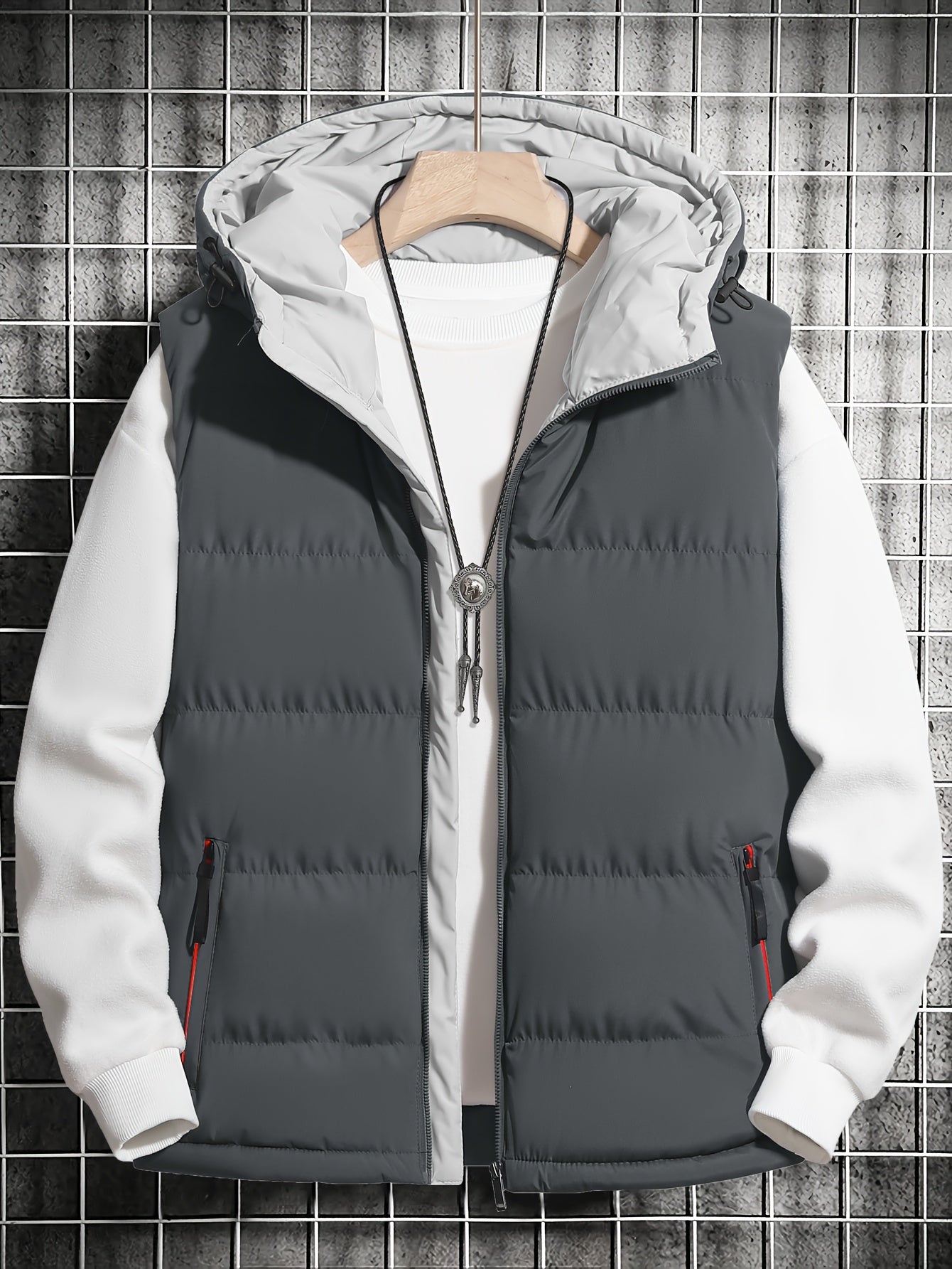 Justin | Hooded Body warmer With Pockets