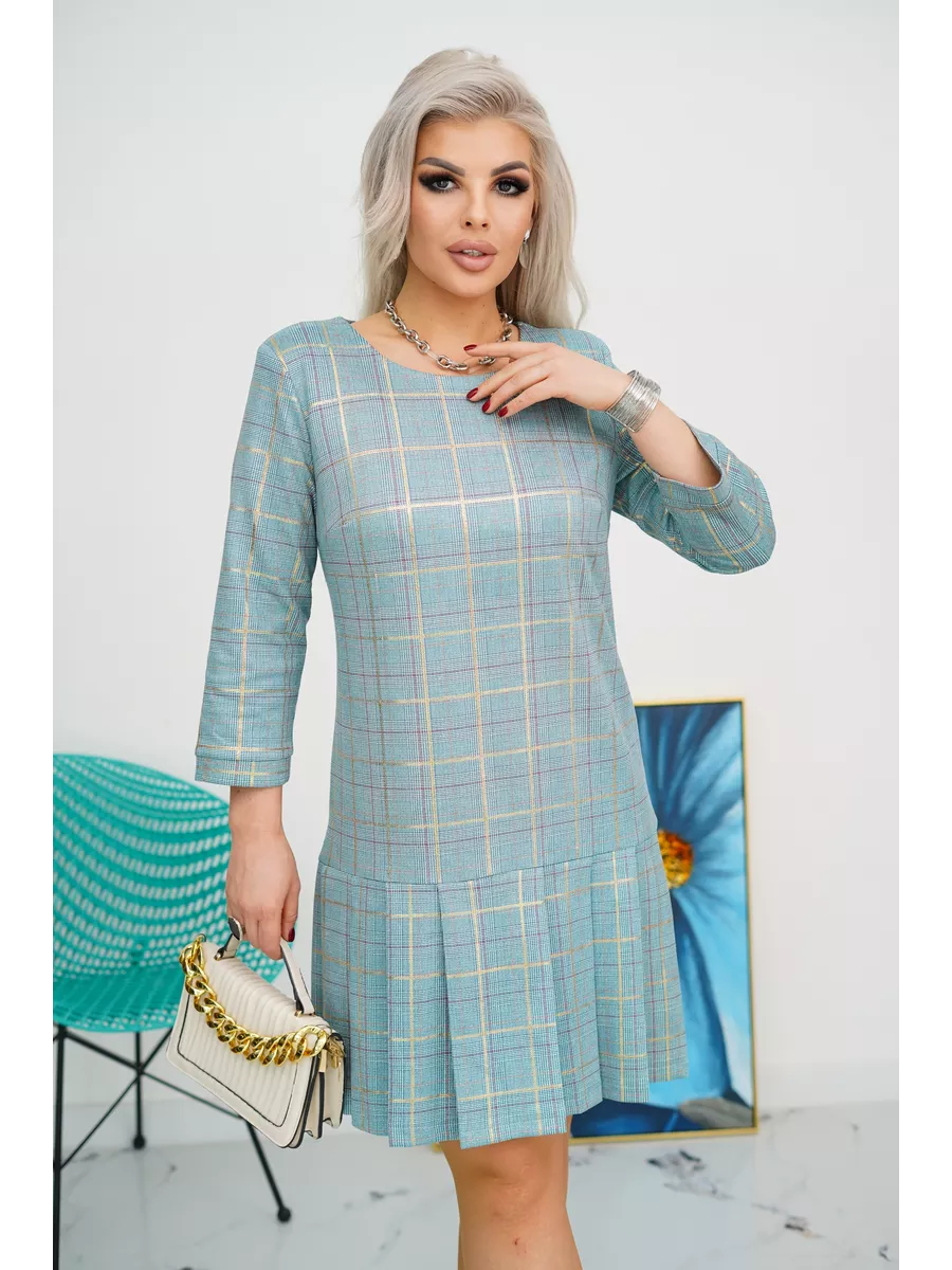 Tara | A-Line Checkered Dress for Women - Stylish Summer & Party Wear 2