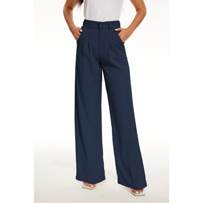 Wendy | Women's Wide Leg High-Coated Pants 2