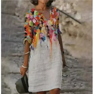 Variant image for Evelyn Floral Mini Dress | Women's Summer Dress for Casual and Formal Occasions-37