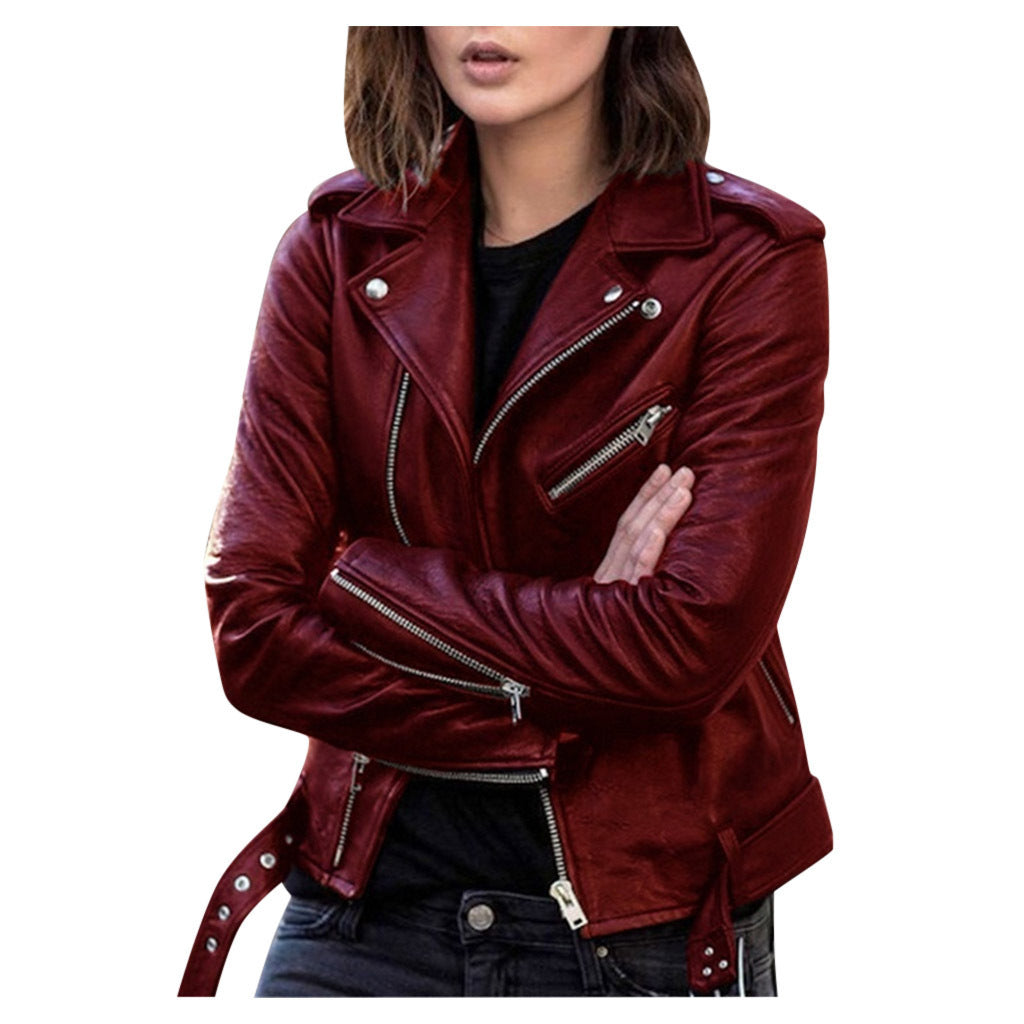 Andrea | Casual biker jacket with zipper