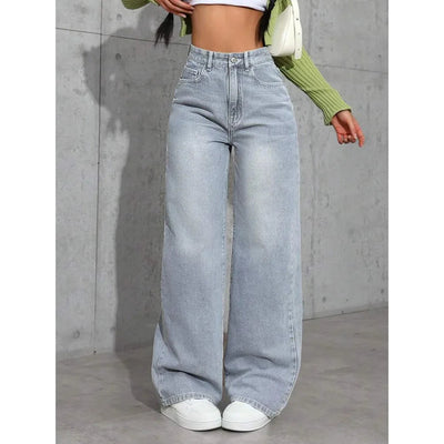 Andrea | Modern high waist baggy jeans