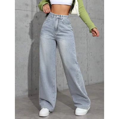 Andrea | Modern high waist baggy jeans