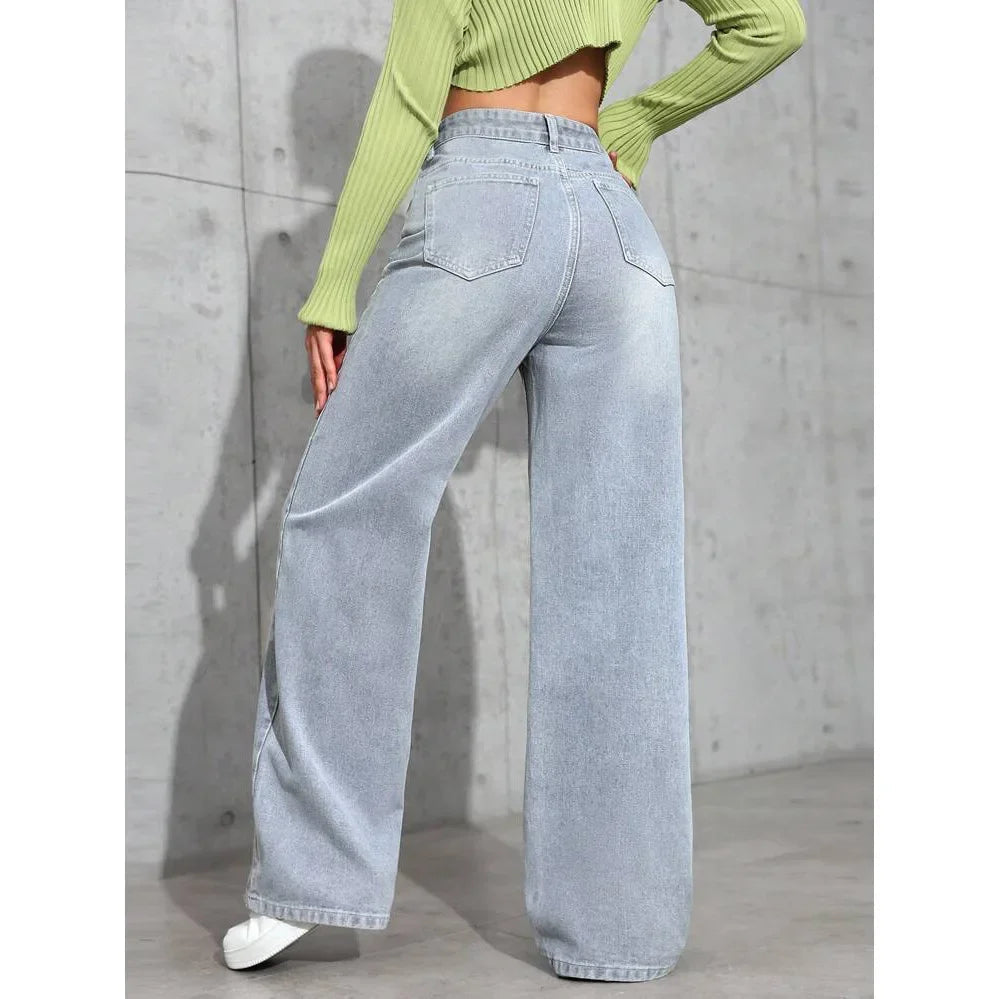 Andrea | Modern high waist baggy jeans
