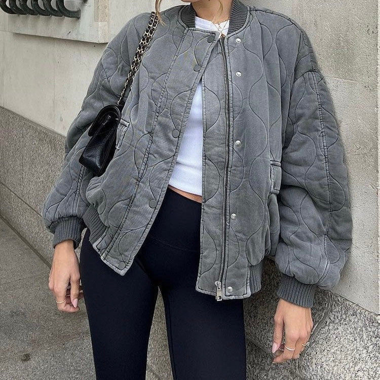 Andrea | Oversized bomber jacket
