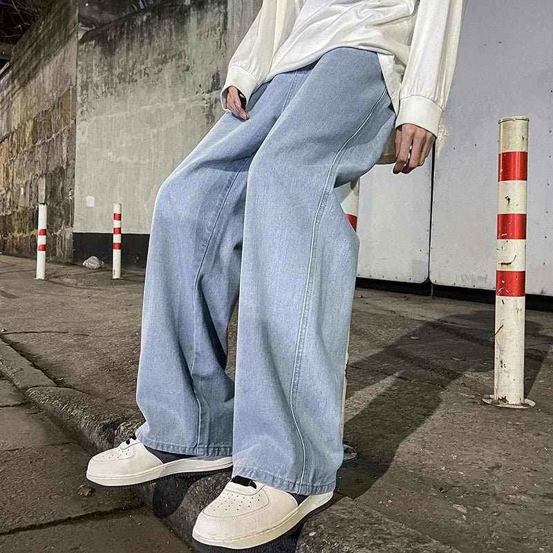 Andreas | Casual baggy jeans with wide legs