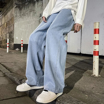 Andreas | Casual baggy jeans with wide legs