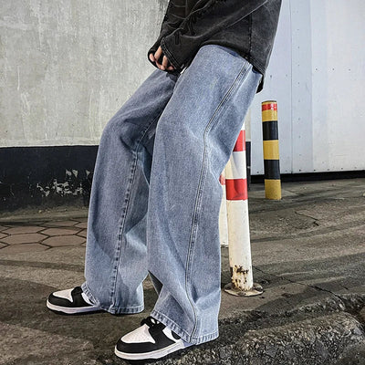 Andreas | Casual baggy jeans with wide legs