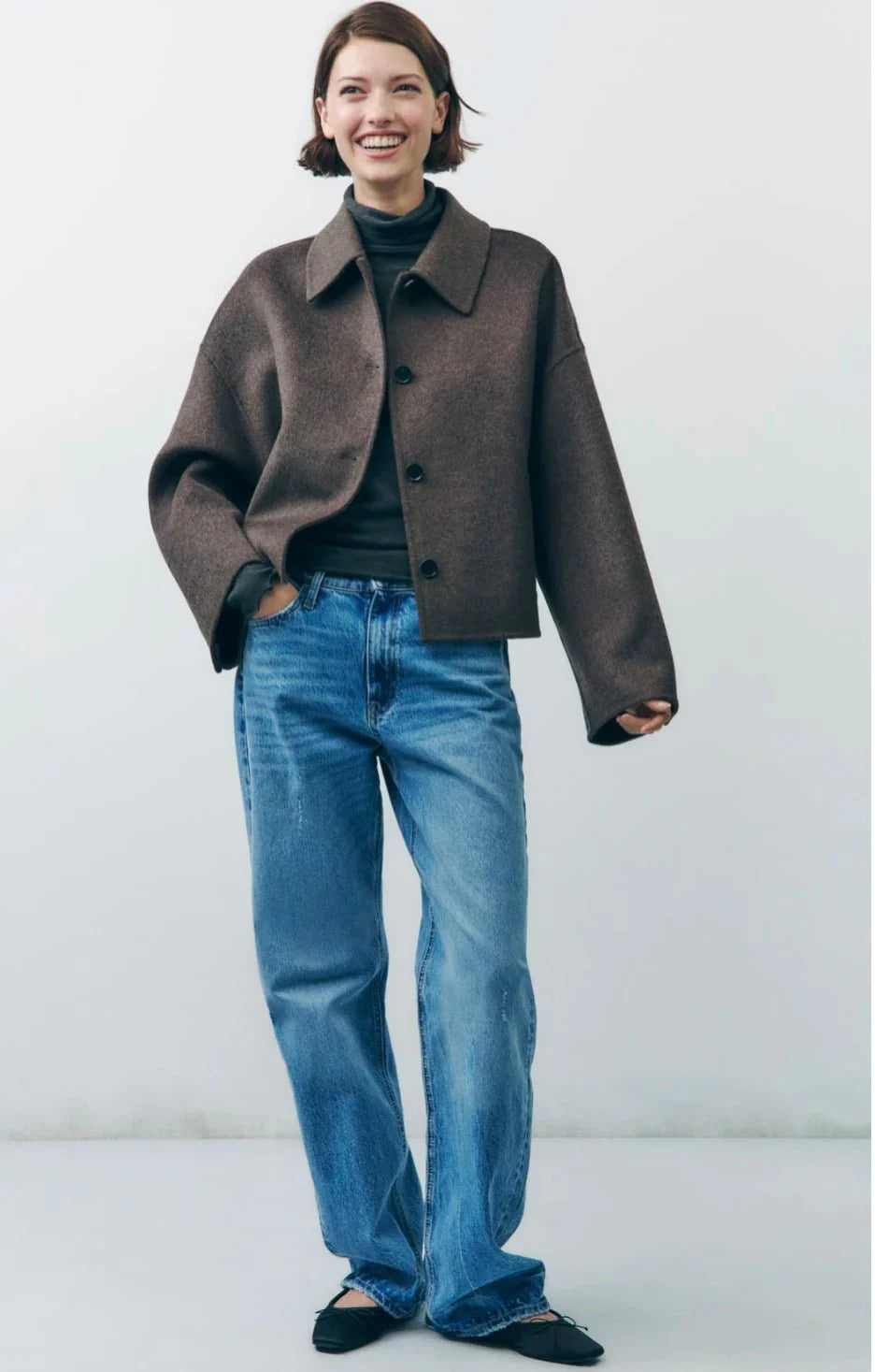 Angelika | Elegant oversized transitional jacket