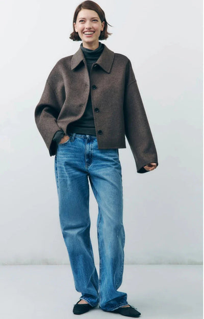 Angelika | Elegant oversized transitional jacket