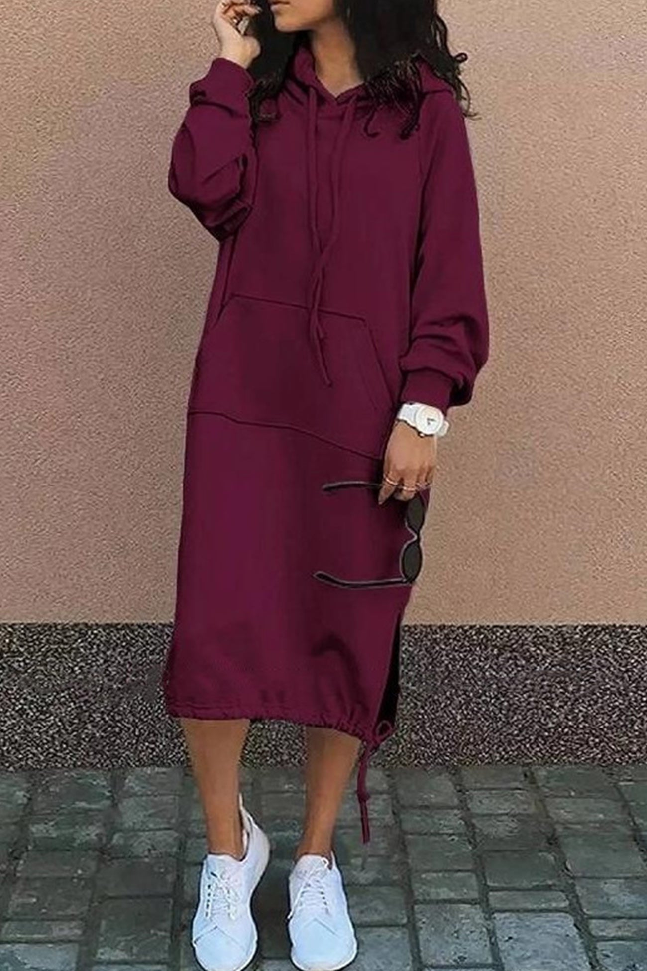 Angelika | Long hoodie dress