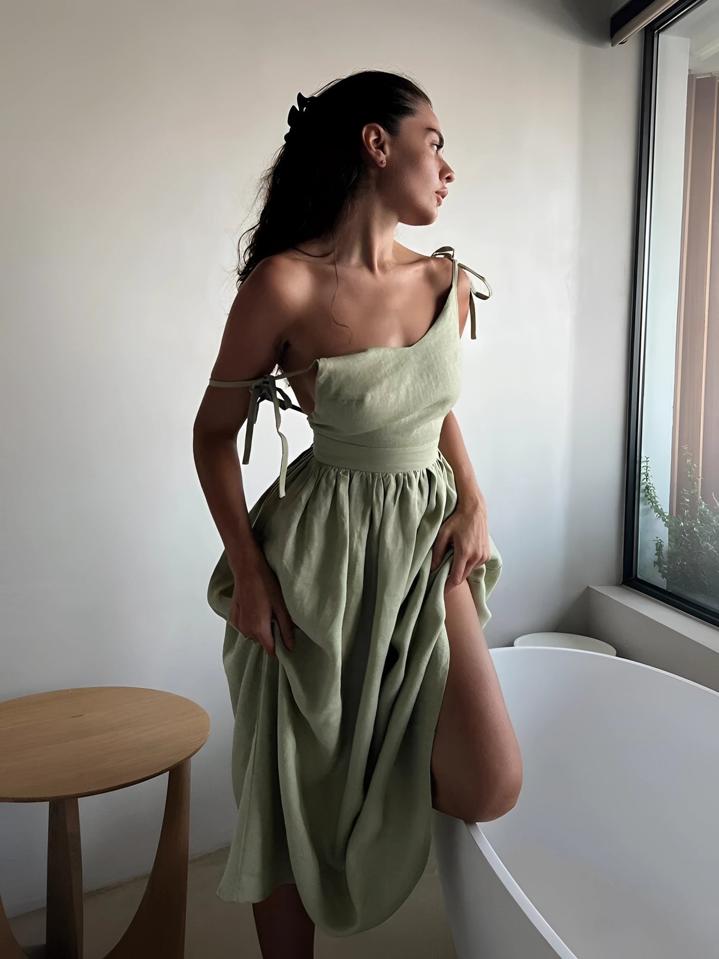 Sophia | Linen Maxi Dress