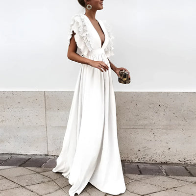 Clarissa | Ruffle Gown