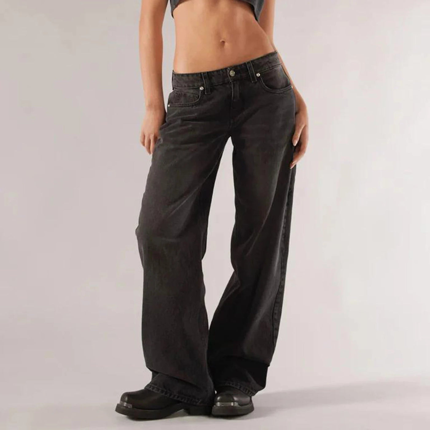 Bella | Low Rise Baggy Mom Jeans