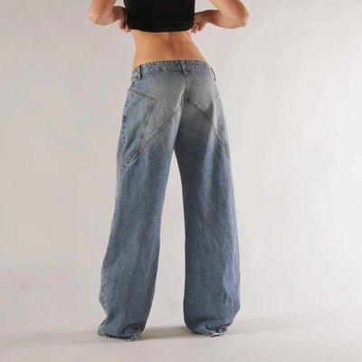 Bella | Low Rise Baggy Mom Jeans