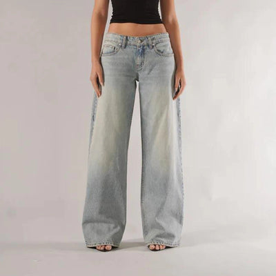 Bella | Low Rise Baggy Mom Jeans