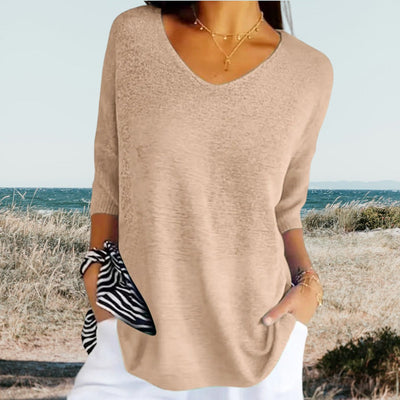 Poppy | Stylish V-neck top