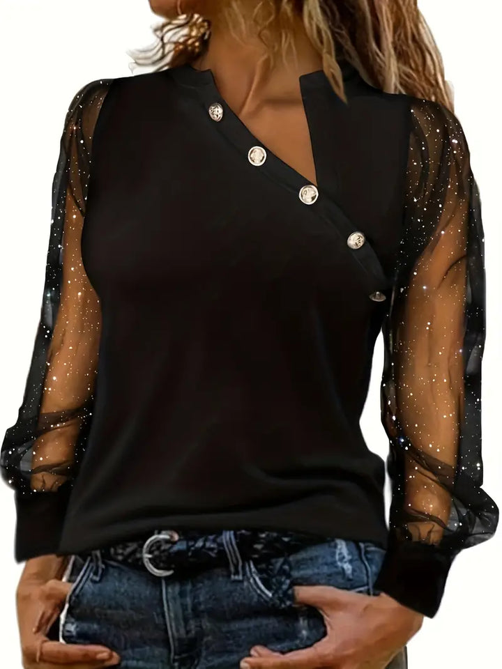 Bella | Modern Elegant One Shoulder Blouse