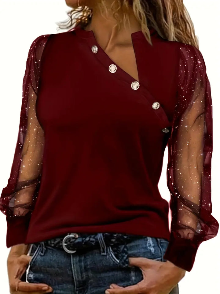 Bella | Modern Elegant One Shoulder Blouse