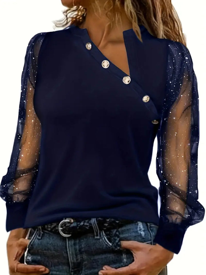 Bella | Modern Elegant One Shoulder Blouse